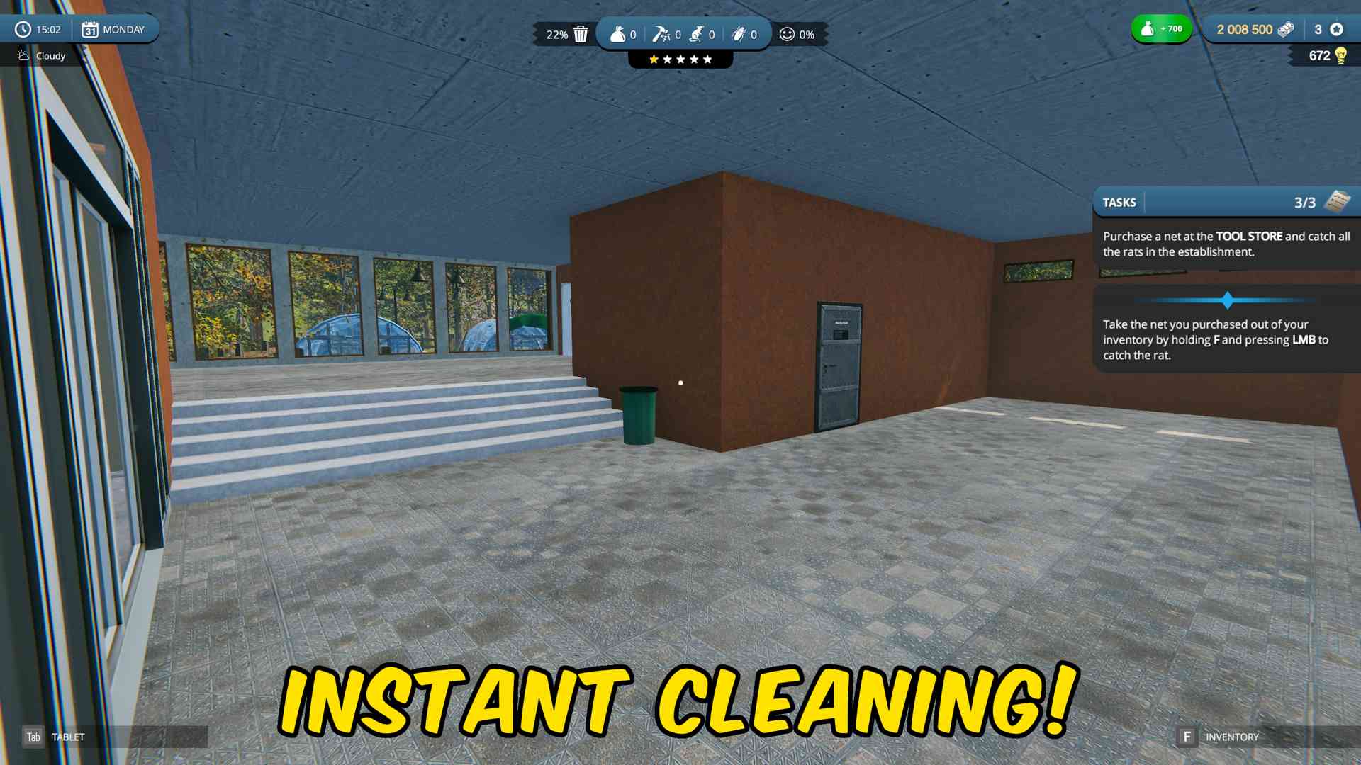 Cafe Owner Simulator — Spotless Service (One-Click Cleanup) (screenshot 2)